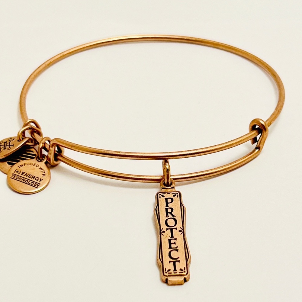 Alex and Ani Rose Gold “Protect” Charm Bracelet